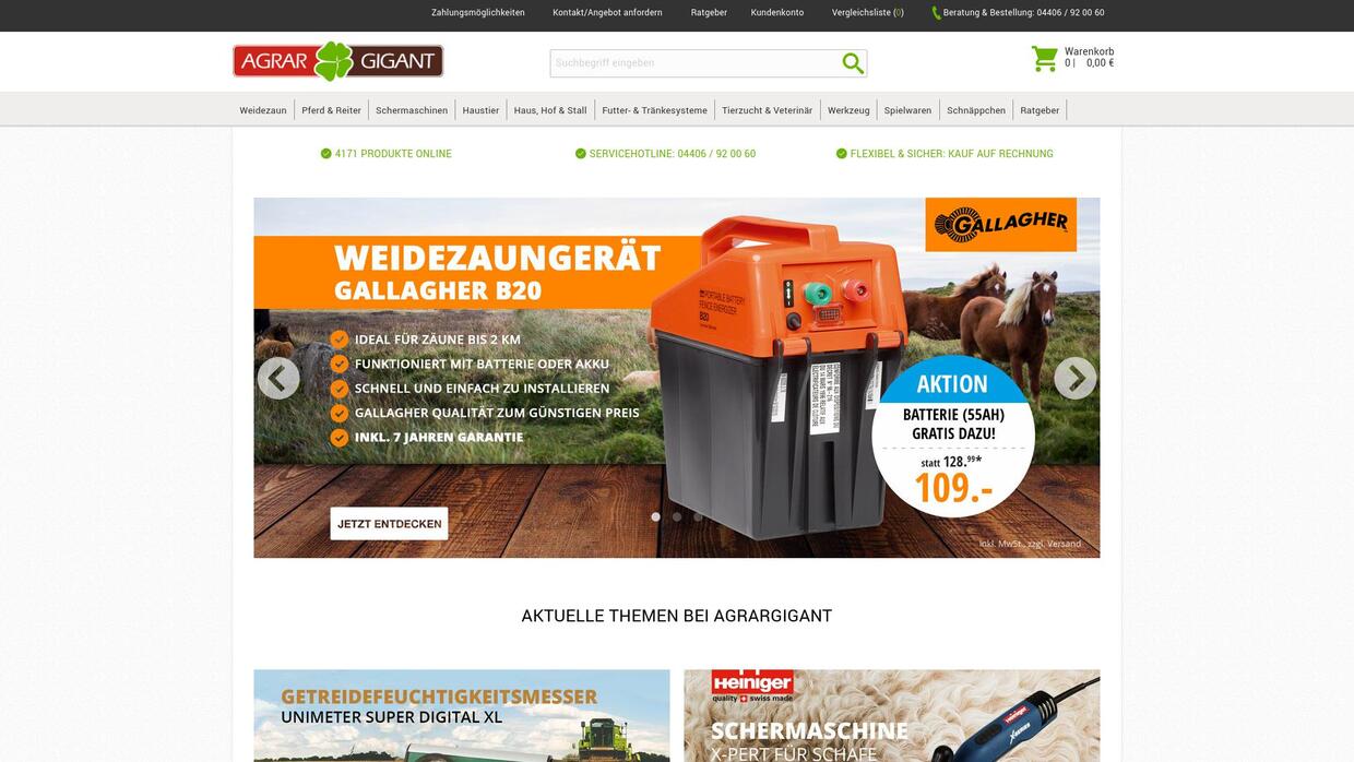Erfahrungen mit agrargiganten.de