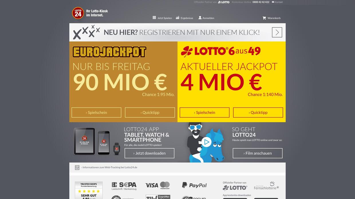 Erfahrungen mit lotto24.de