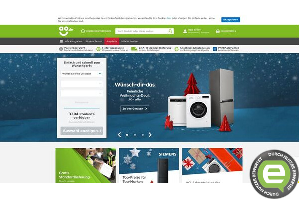 Erfahrungen mit ao.de